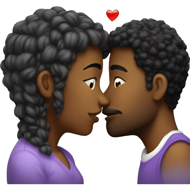 Two love kissing  emoji