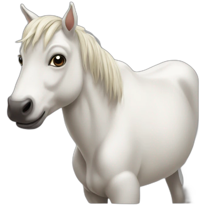 Cheval vache emoji
