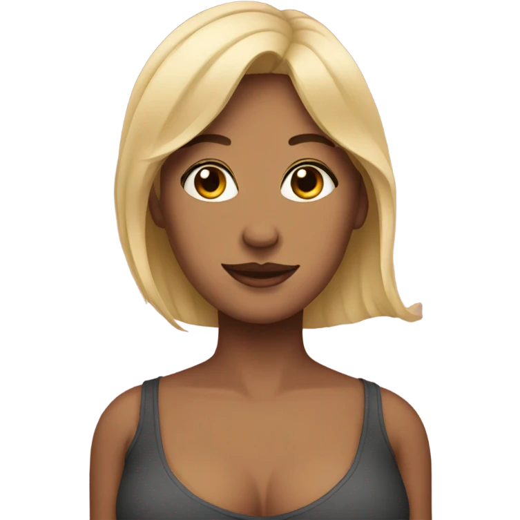 Make a trans female with large breasts emoji