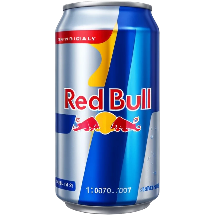 Lattina di latta di RedBull emoji