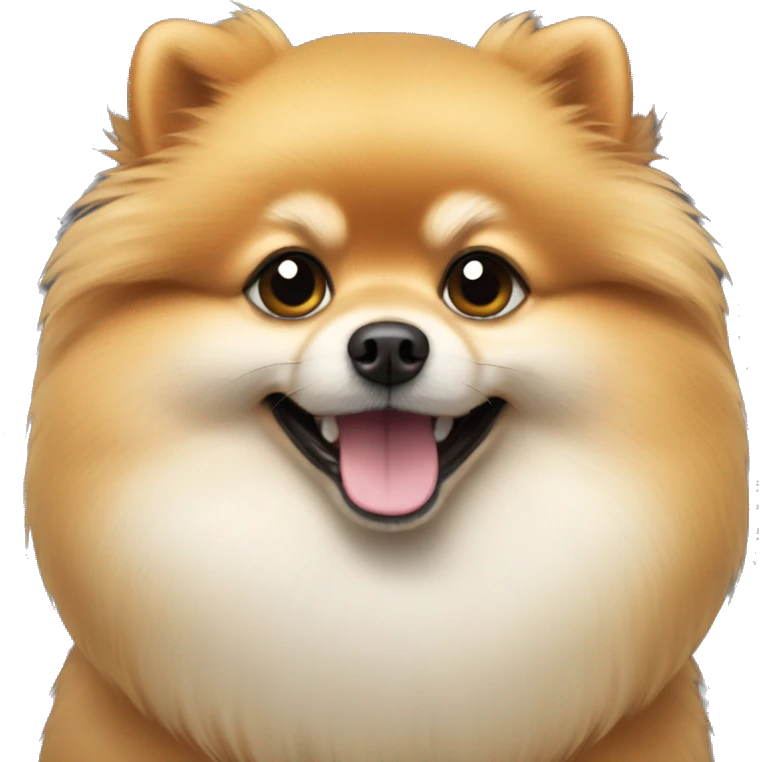 pomeranian-holding-beer emoji