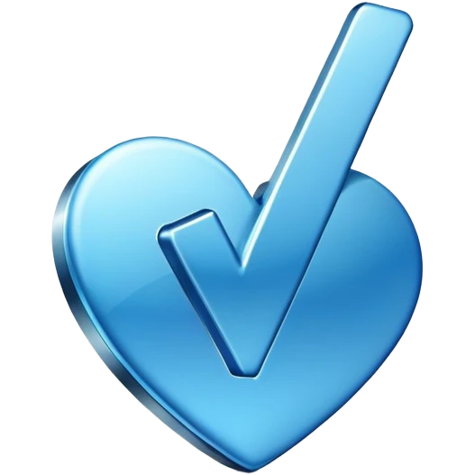 Make a verified blue tick  emoji