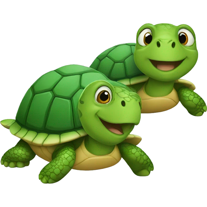turtle couple emoji