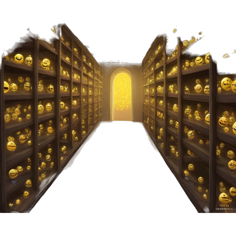 The shelves in the Hall of Prophecies are tall and endless, lined with thousands of glass orbs containing prophecies. Each orb glows faintly, housing a record of a prophetic revelation, guarded by magic and accessible only to those directly involved  emoji