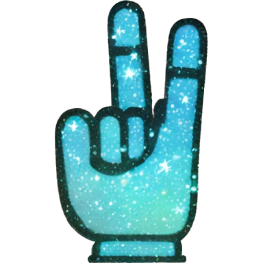 Finger with sparkles  emoji