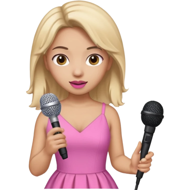 ice spice with microphone emoji