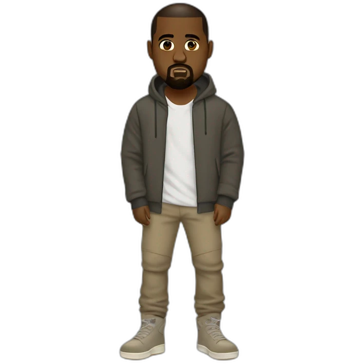 kanye west in Yeezy emoji
