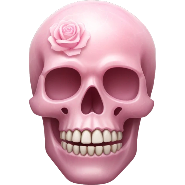 rose quartz skull emoji