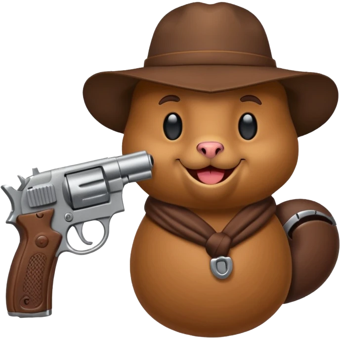 Une moto avec une tête de caca qui sourie avec un pistoler emoji