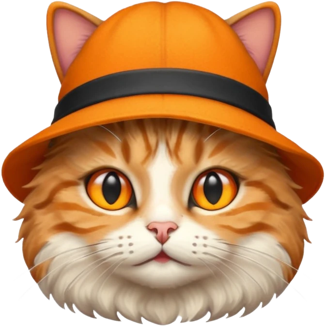 Cat with hat emoji