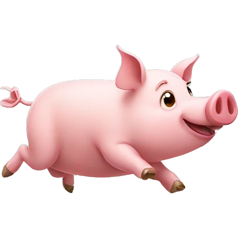 flyin pig  emoji