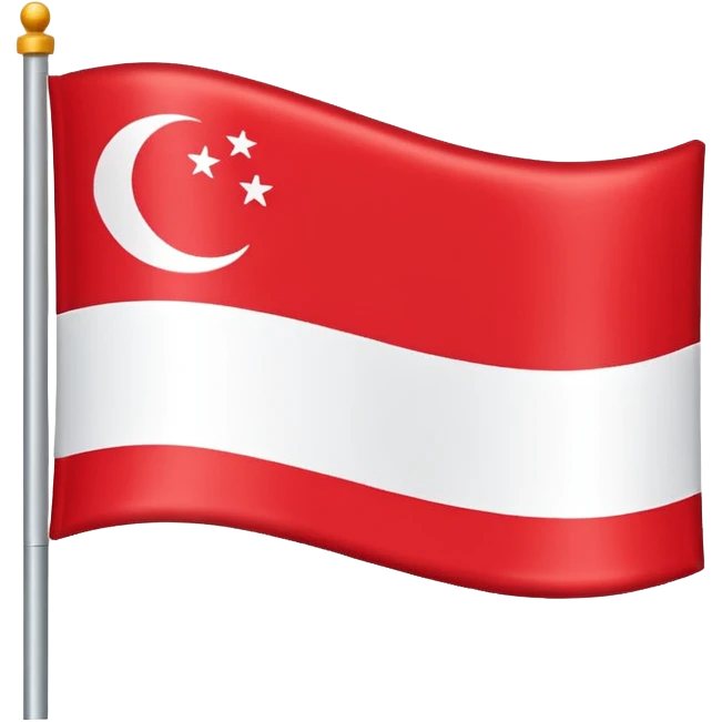 A flag with a simple design emoji