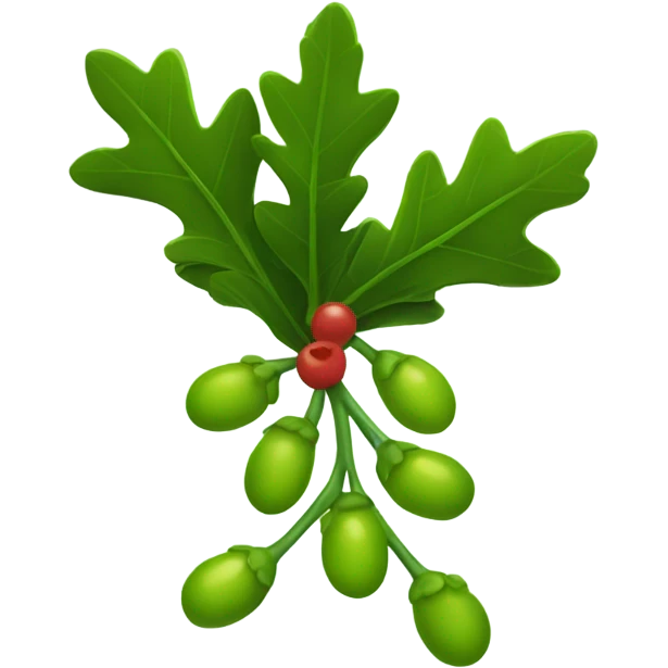 Mistletoe  emoji