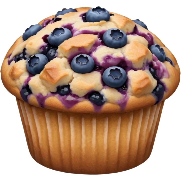 A McDonald's blueberry muffin emoji
