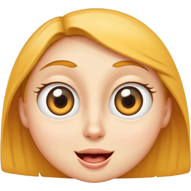 wide eyes open flying face with one eye winking, playful expression emoji