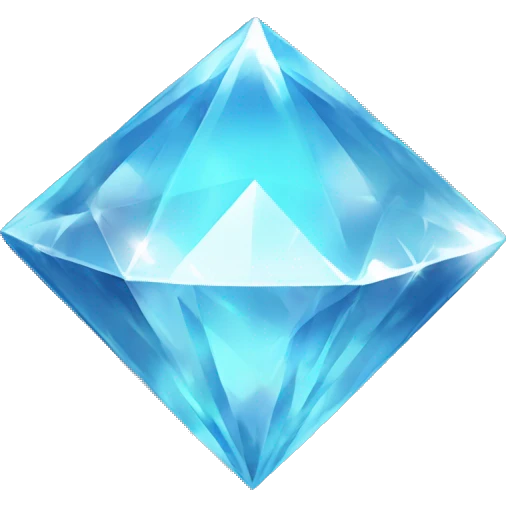 Diamond with mysterious aura emoji