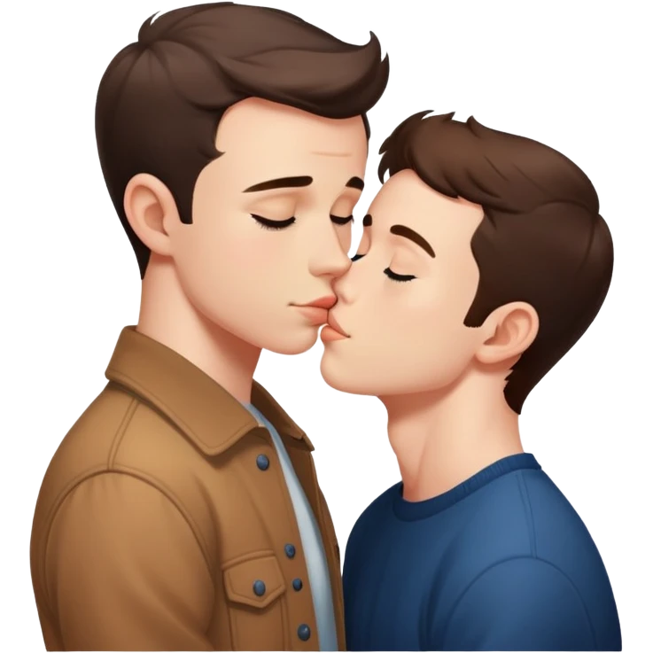 Create brandon flyyn kissing dylan minette emoji