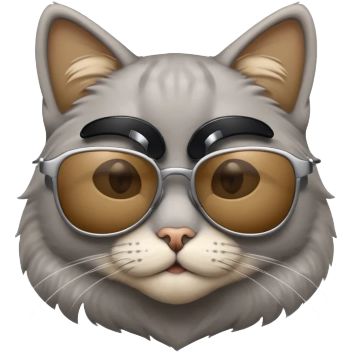 Cat wearing sunglasses emoji