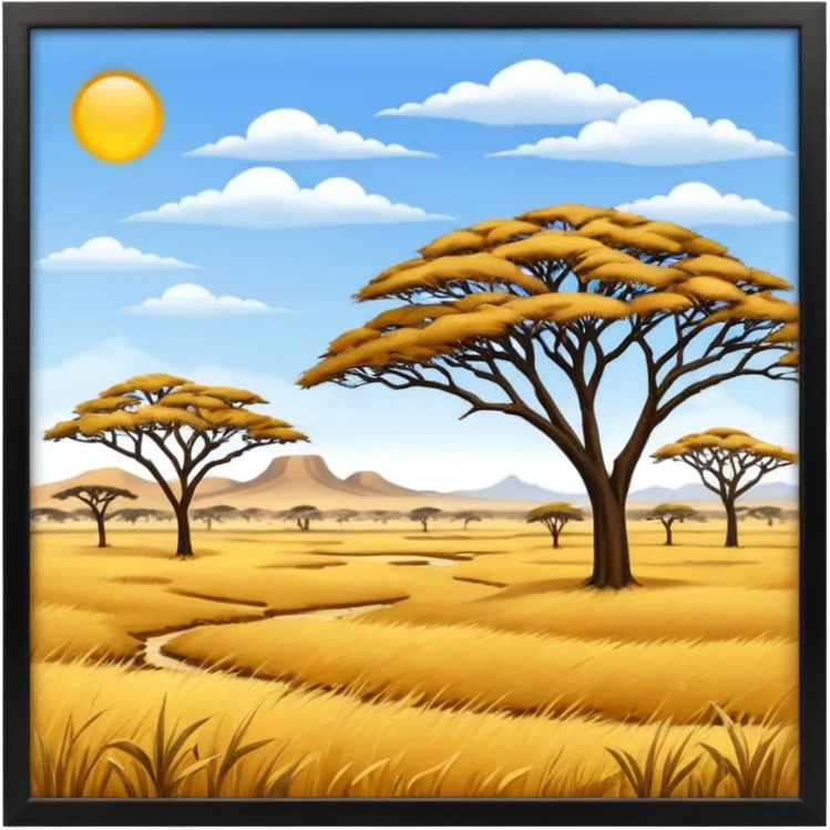 Sabana africana  emoji