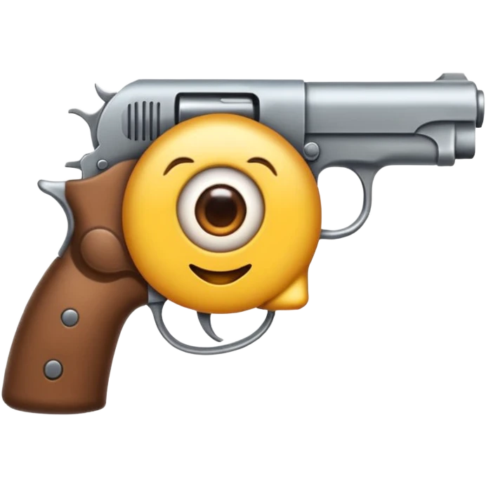 Un emoji normal que se muerde el labio, tiene los ojos cerrados y se apunta al brazo con la mano en forma de pistola emoji