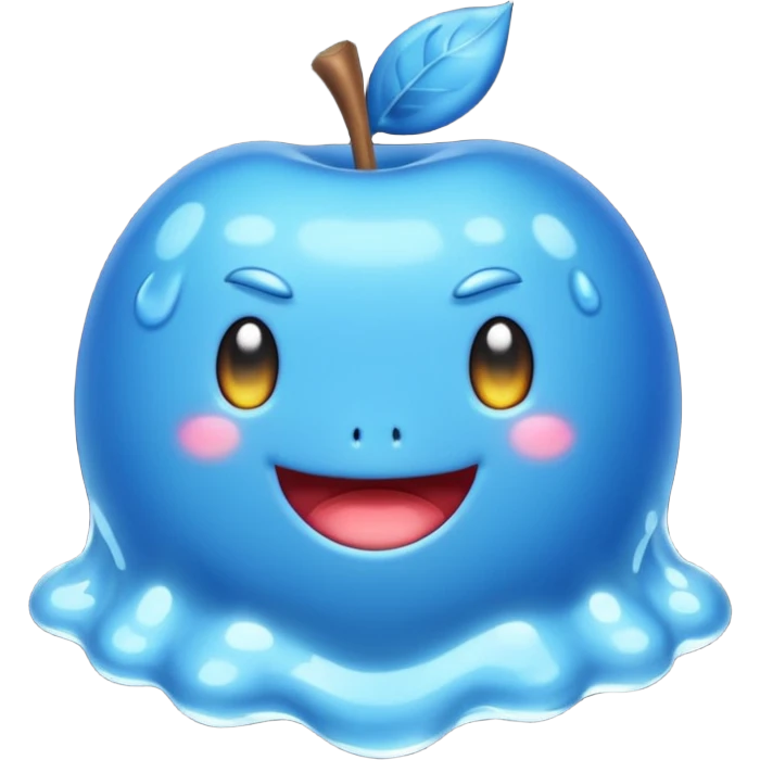 Rimuru Tempest character, apple emoji style emoji