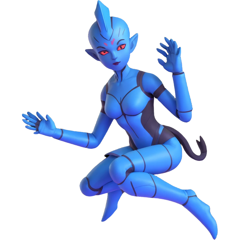 Liara T'Soni from Mass Effect emoji