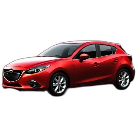 2014 mazda3 hatch red emoji