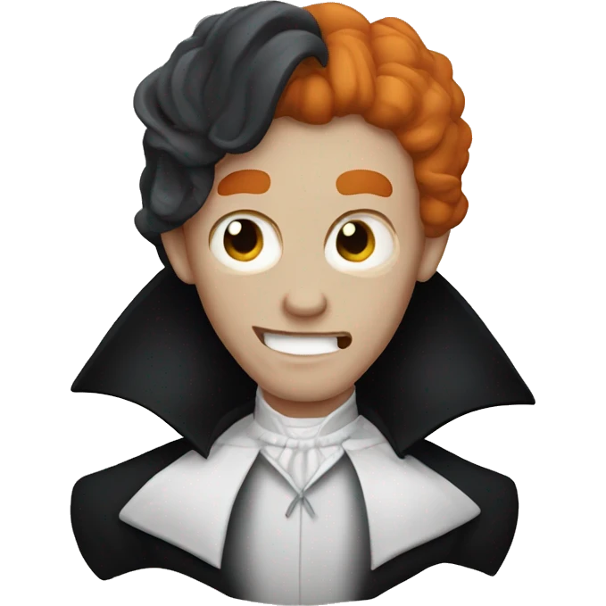 Vampire with ginger  emoji
