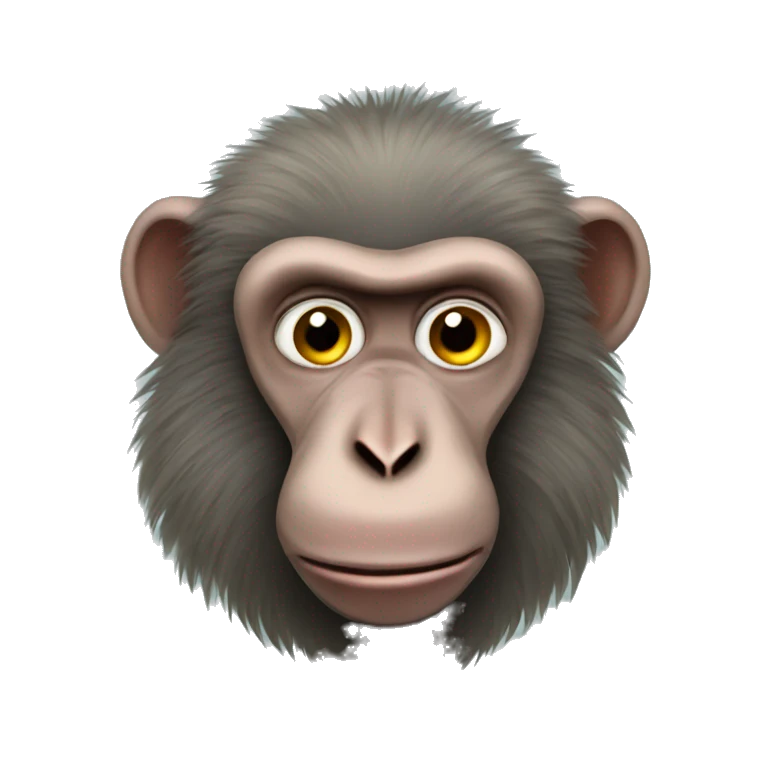 sneaky baboon emoji