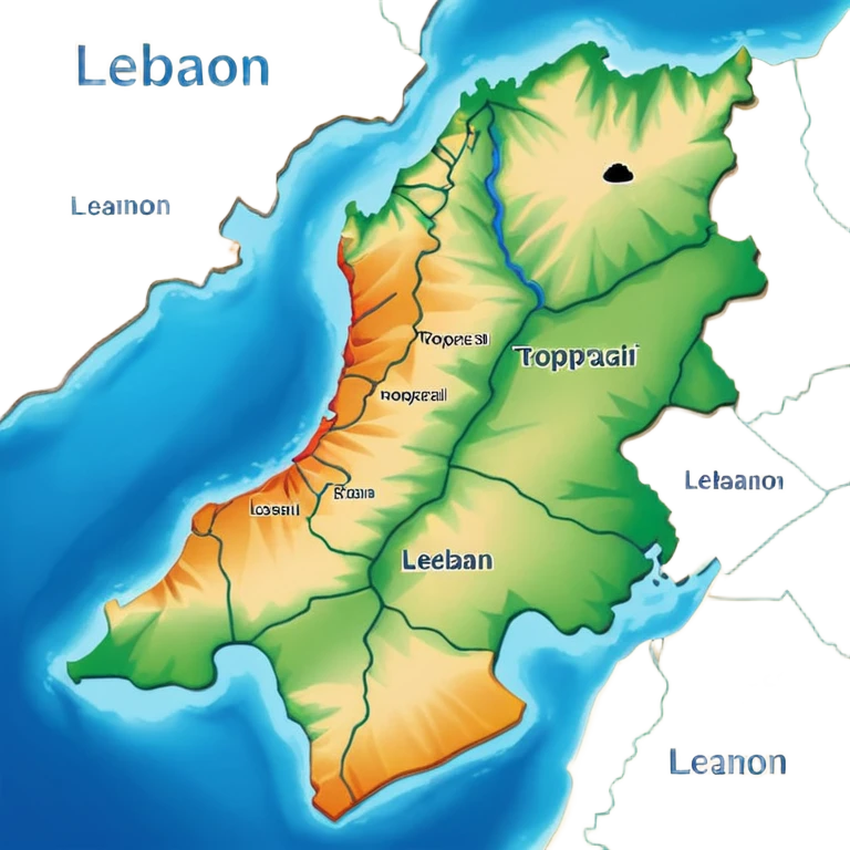 Lebanon map emoji