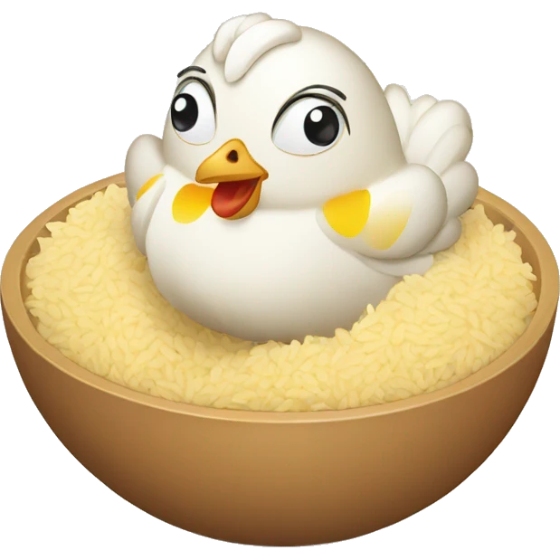 chiken with rice  emoji