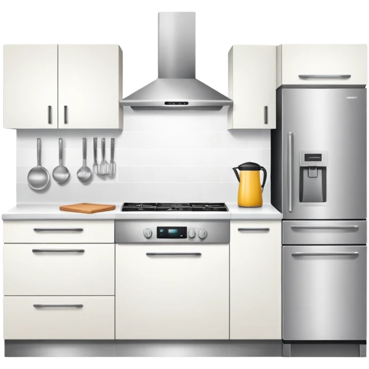 modern kitchen with countertop and appliances emoji