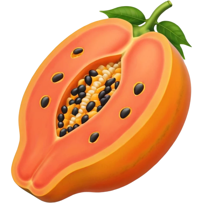 Papaya emoji