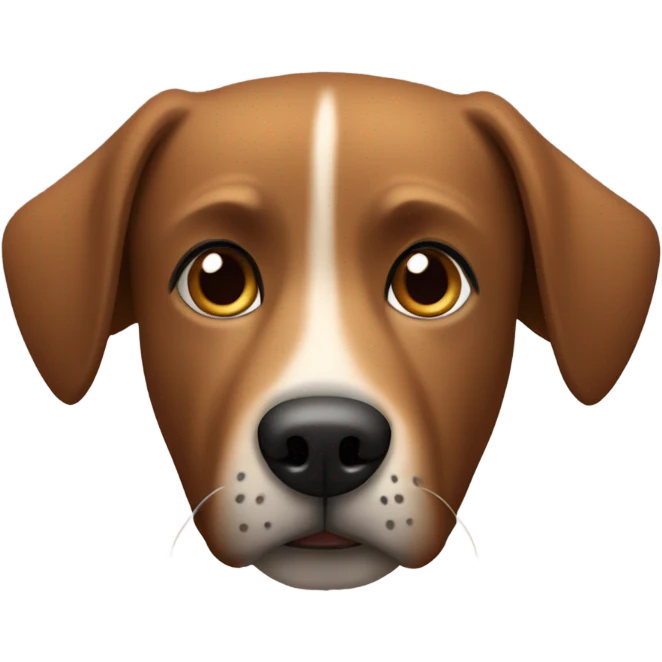 brown mongrel emoji
