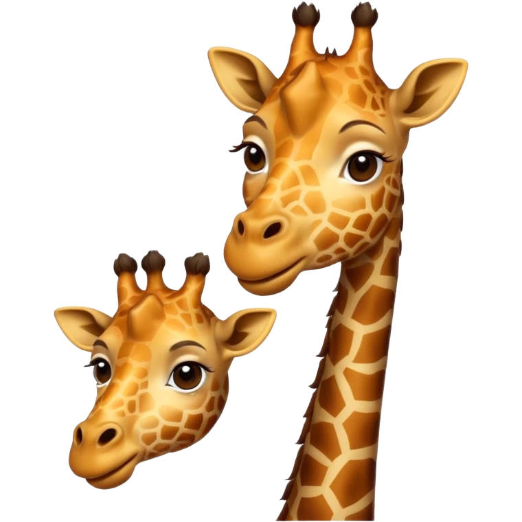 giraffe eating and smiling  emoji