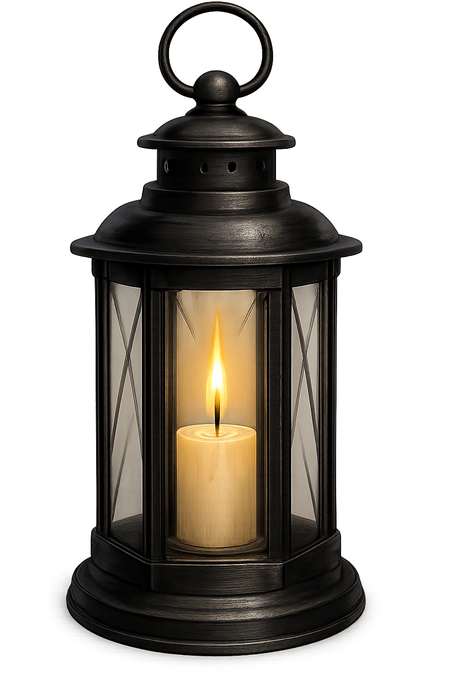 black lantern, digital illustration emoji