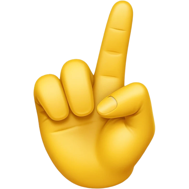 Эмоджи тычущего пальца emoji