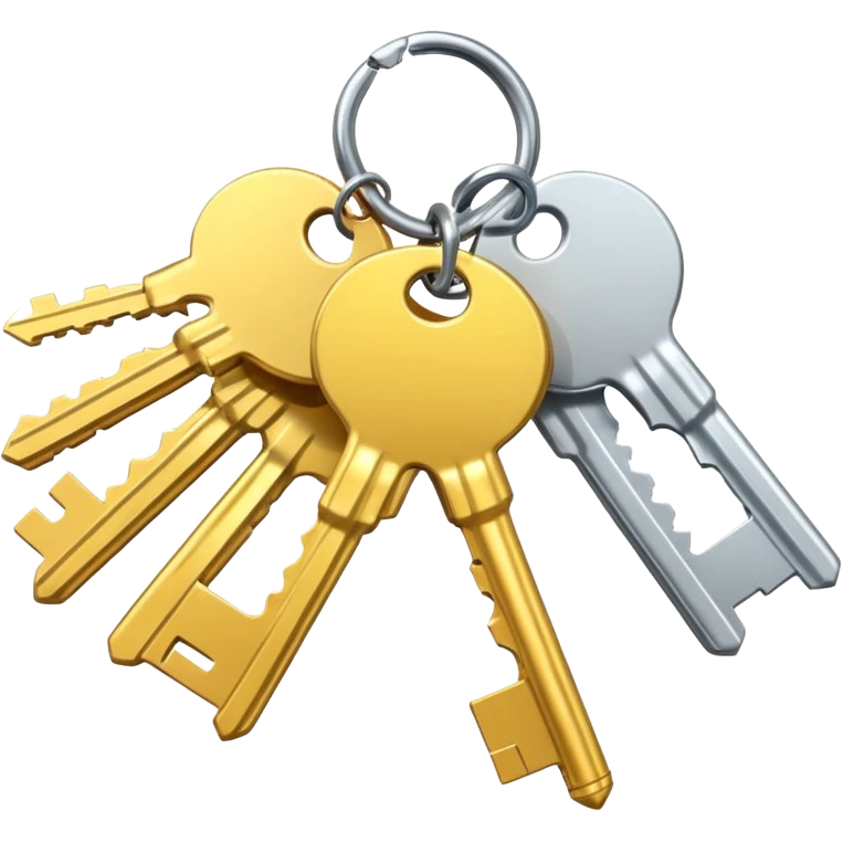 monton de llaves de casa emoji
