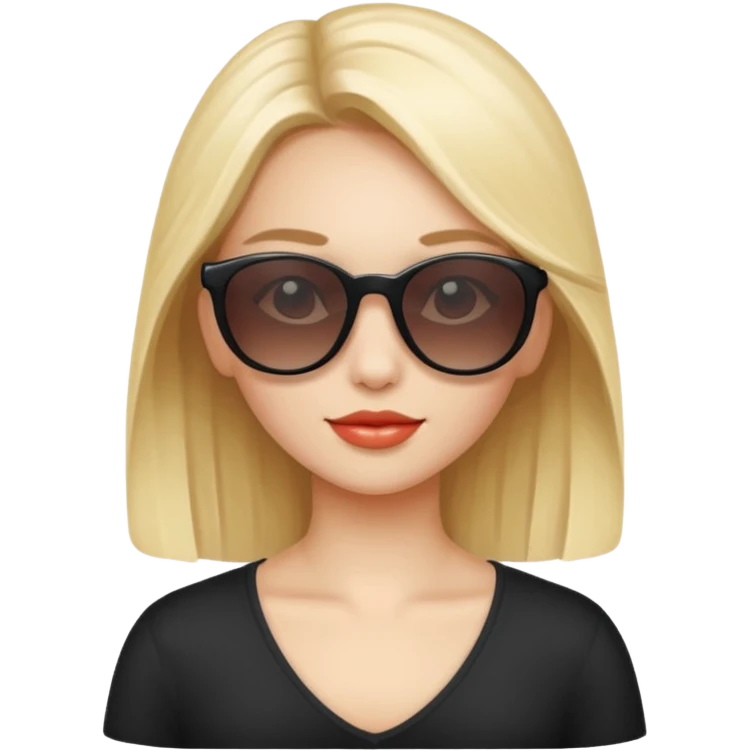 Girl in sunglasses  emoji