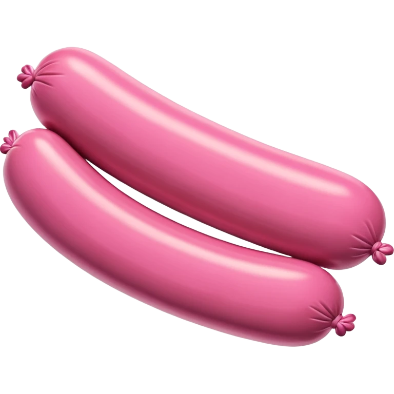   jeff koons style inflatable SPAM MEAT sausage art sculpture  emoji