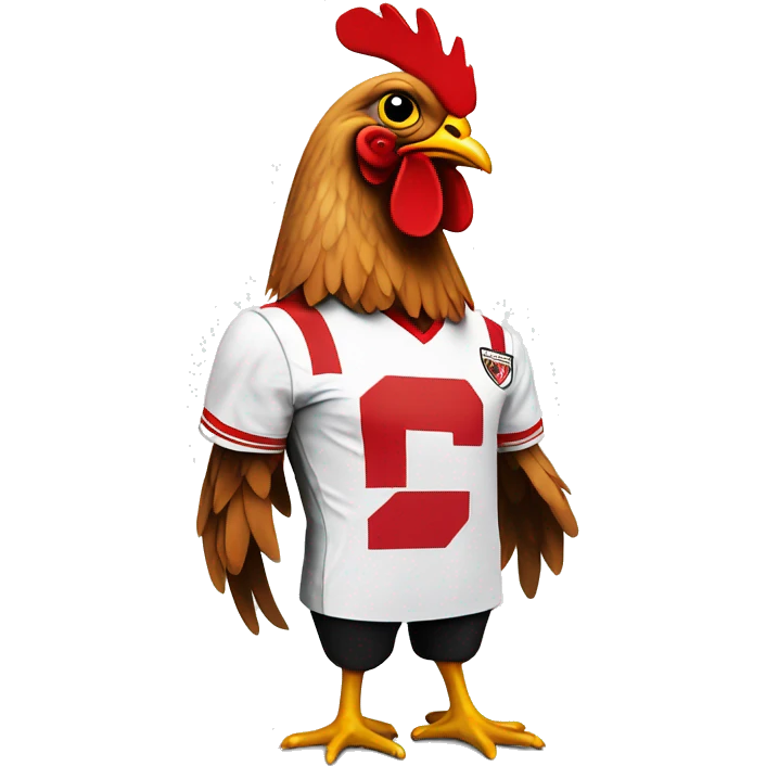 chicken with river plate jersey emoji