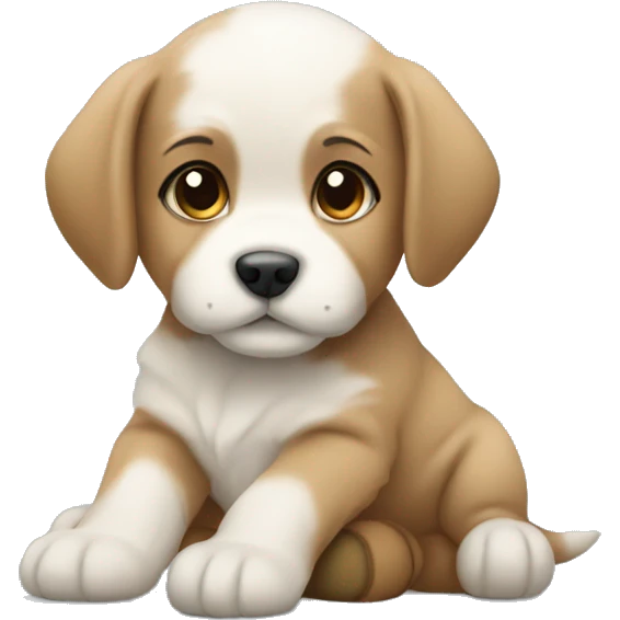 Puppy with Ugg emoji