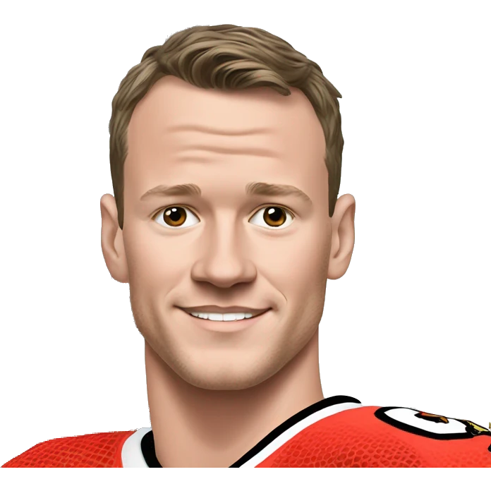 Jonathan Toews in front of the Eiffel Tower  emoji