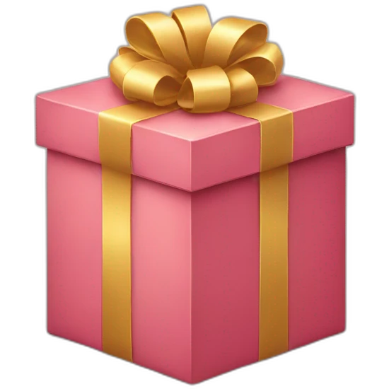 gift box with smile emoji