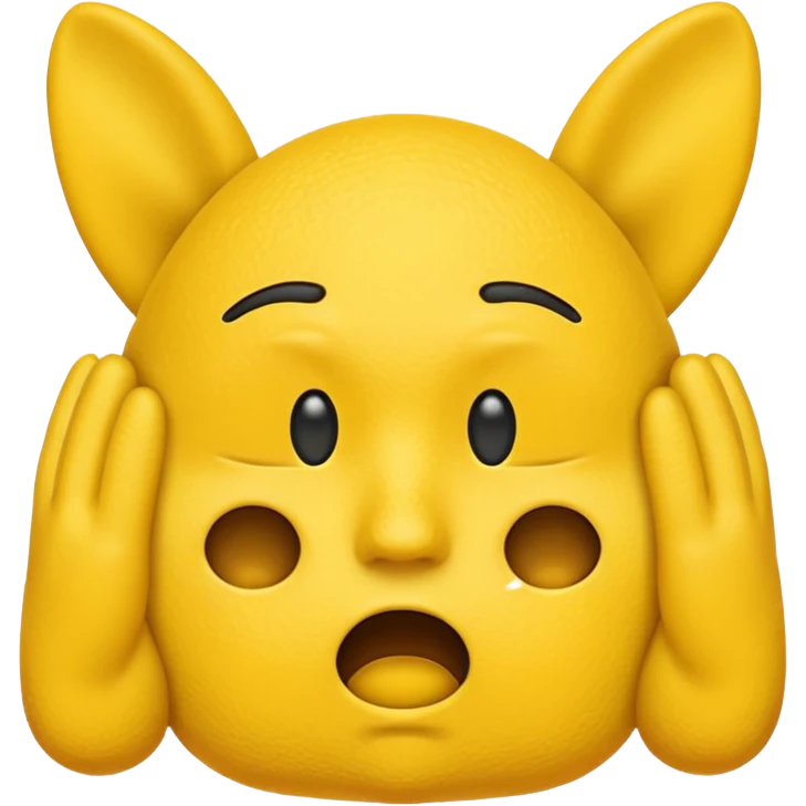 Annoyed emoji cover there ears  emoji