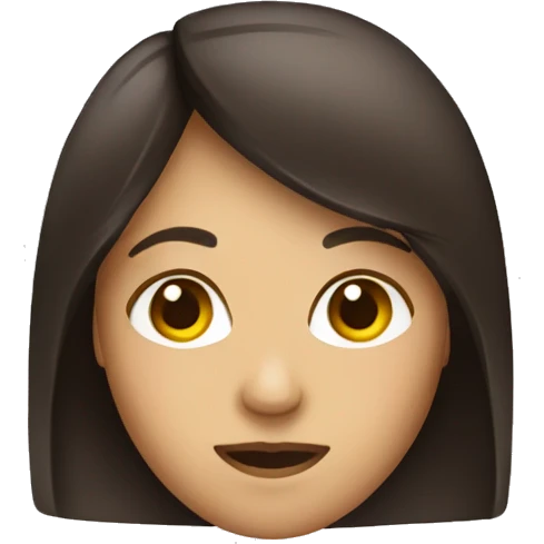 brunette palm face emoji woman emoji