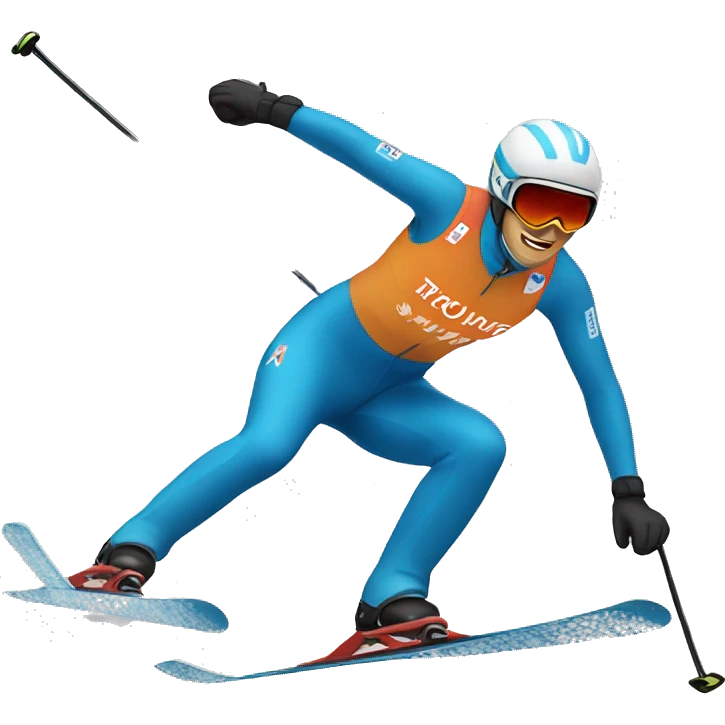 Alpine skiing  emoji