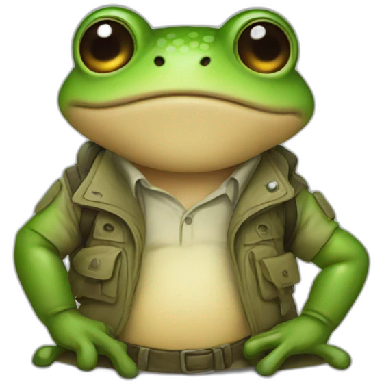 cute toad programmer emoji