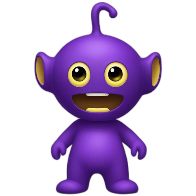 Teletubby tinky-winky the monster emoji