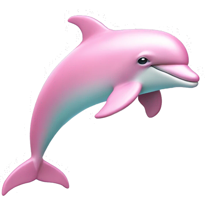 Pastel-pink-colors-dolphin emoji